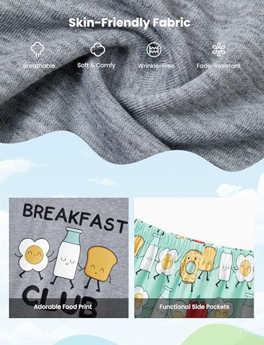 Image of PATPAT Family Matching Short Sleeve Pajama Sets - Perfect for Family Photos & Holiday Celebrations