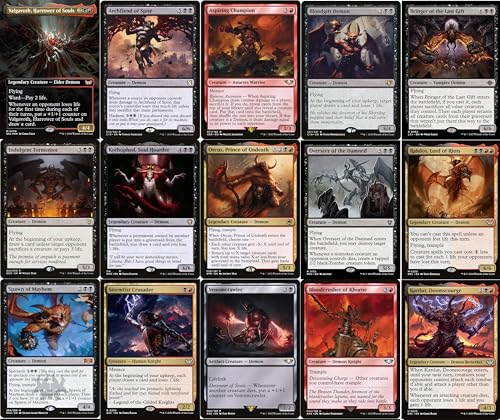 Elite Commander Demon Deck - Valgavoth, Harrower of Souls - Rakdos Black Red - EDH cEDH - 100 Card - Custom MTG Deck - Very Strong!