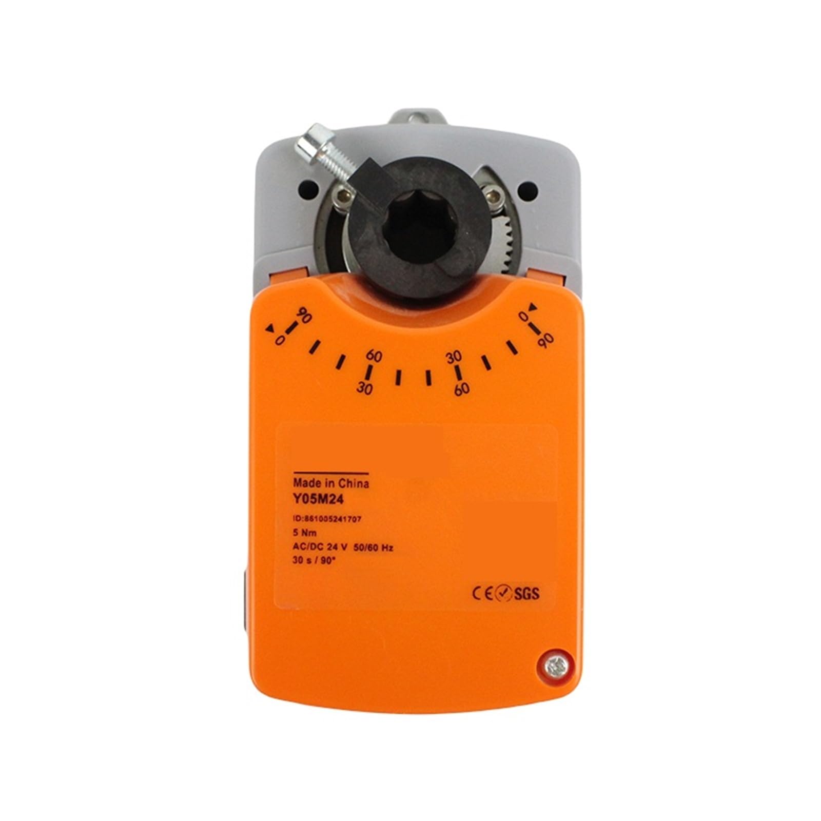 Actionneur de registre Y05M24-S motorisé 5NM AC/DC 24V pour ventilation