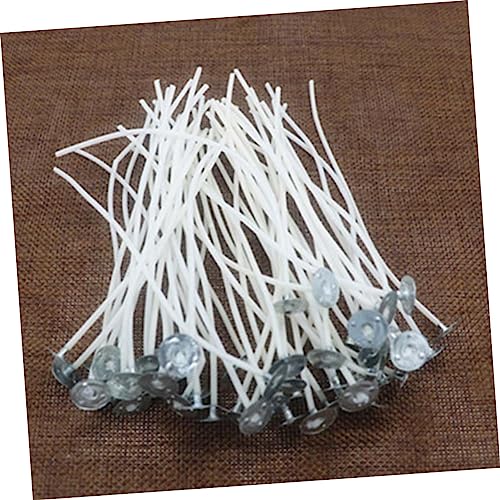 Artibetter 100 piezas mechas de algodón preenceradas miniatura 7