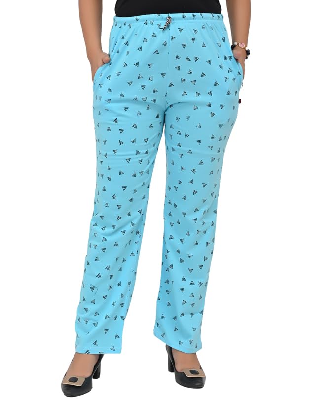 Women's Cotton Printed Pyjamas/Lower/Lounge Wear/Soft Cotton Pajama/Track Pant-picture-56