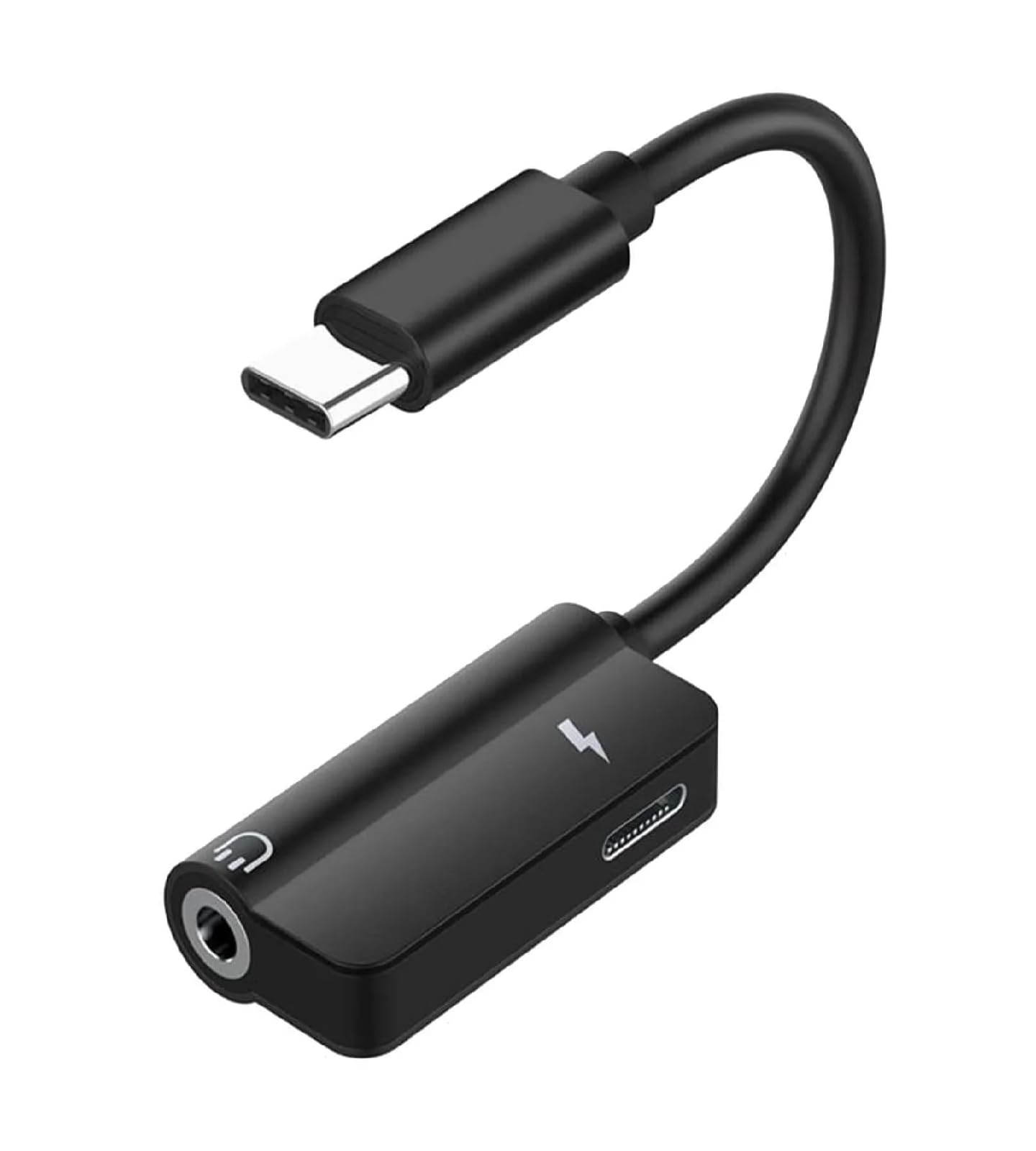 USB-C to 3.5mm Headphone Jack Audio Adapter with Charging Port, Colors May Vary, 8 cm Cable-image-14
