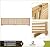 Zippity Outdoor Products ZP19072 1.9 H x 3.6 ft W WoodTek Vinyl Cedar Color Slatted Puppy Kit (2 Panels) Portable Fence
