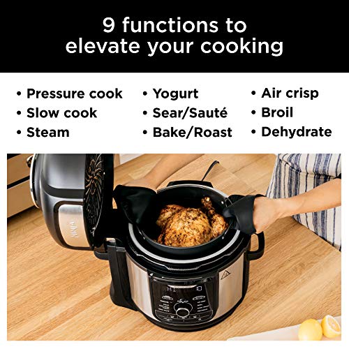 Ninja FD401 Foodi 12in1 Deluxe XL 8 qt. Pressure Cooker & Air Fryer