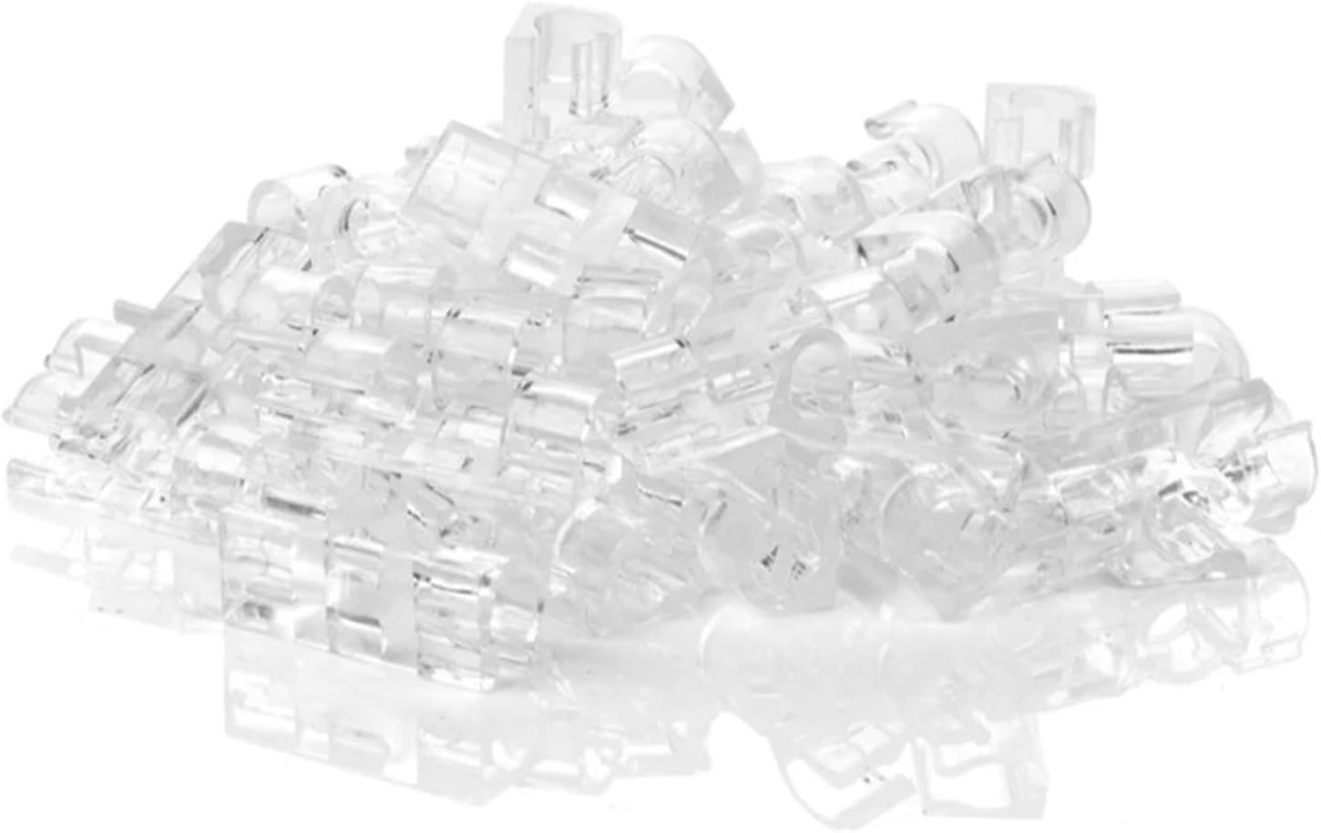 Adhesive Cable Clips Cable Clips Strong Self-Adhesive Sticky Wire Management TV PC Holder Cord Organizer For Home Office for Under Desk Transparent