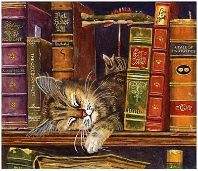 Frederick the Literate Wood Mounted Rubber Stamp