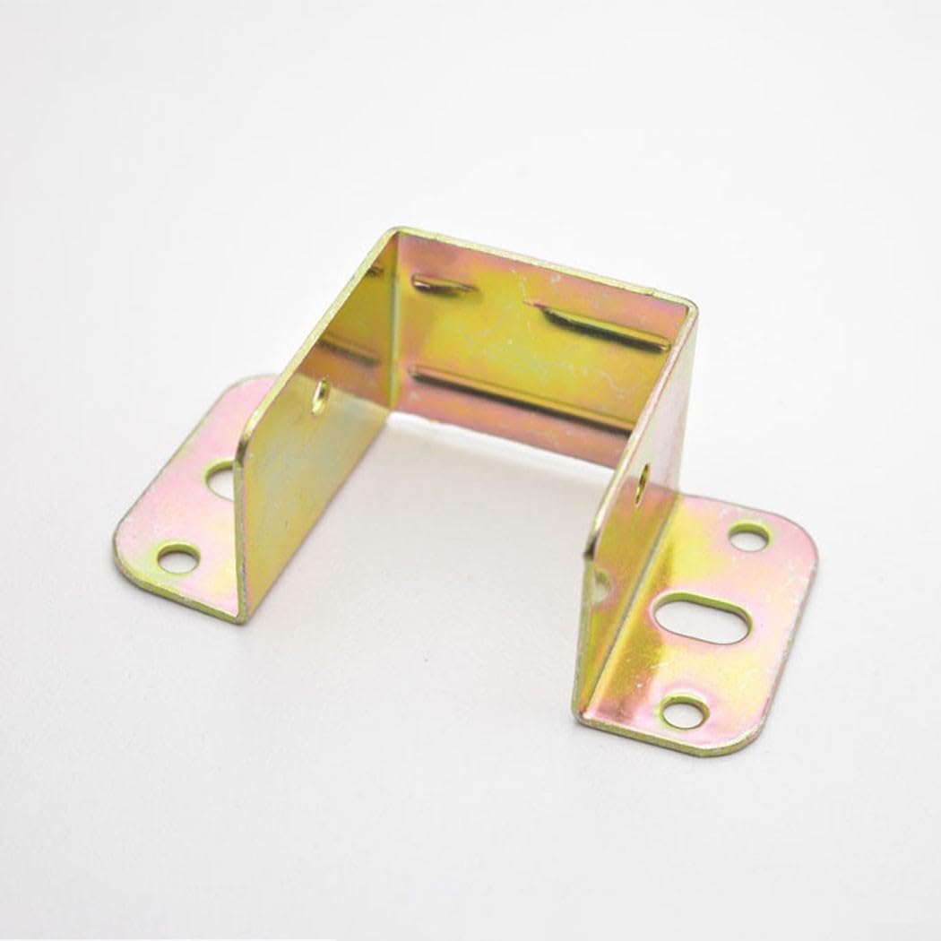 Zoegneer As Picture Show 2Pcs U Shaped Bed Connecting Connector Brackets Corner Code Wooden Square Support Bed Connection Piece Hardware Accessories(40Mm)
