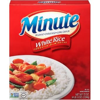 Minute Instant Enriched Long Grain White Rice, 72oz (3 Pack)