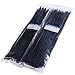 Tangkula 1000 pcs 12" Nylon Plastic Zip Trim Wrap Cable Loop Ties Wire Self Lock 40 lbs