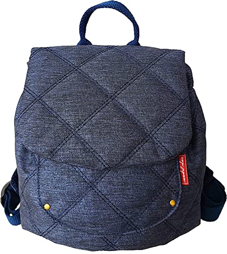 [イー・エクス・ピー・ジャポン] ベビー用リュックサック ベビーリュック キルティングネイビー (約) 高さ24x横幅21×奥行9cm