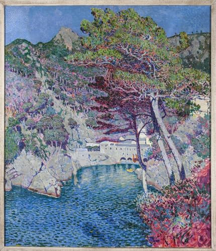Image sur Toile Art Imprimé San Fruttuoso Rubaldo Merello 60x90