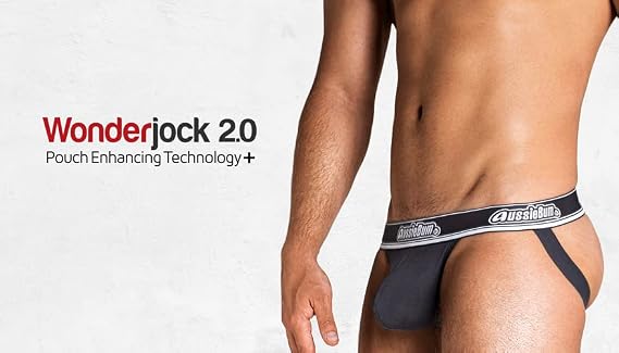 aussieBum WonderJock 2.0 Charcoal Jock