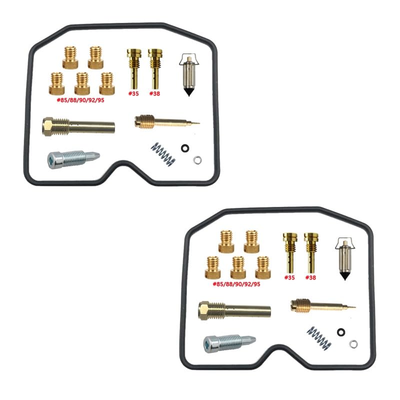 Kit reparación carburador KLE250 y KLR250 con chicleres y juntas de nitrilo