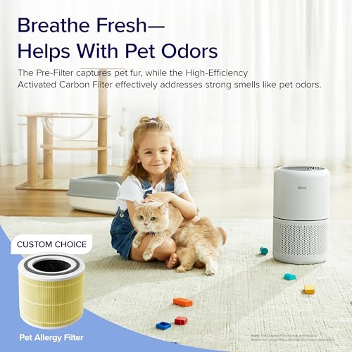 Levoit CORE 300-P Air Purifier For Home Allergies Pets Hair In Bedroom thumb #2