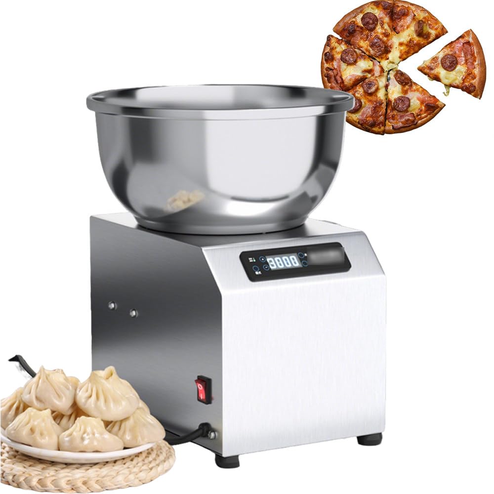 Profesjonalny Mikser Do Ciasta 2200W,Spiralny Mikser Do Ciasta 5 Kg/8 Kg Z Misą Ze Stali Nierdzewnej,Trzy Ustawienia Temperatury,Do Piekarni I Restauracji 5kg