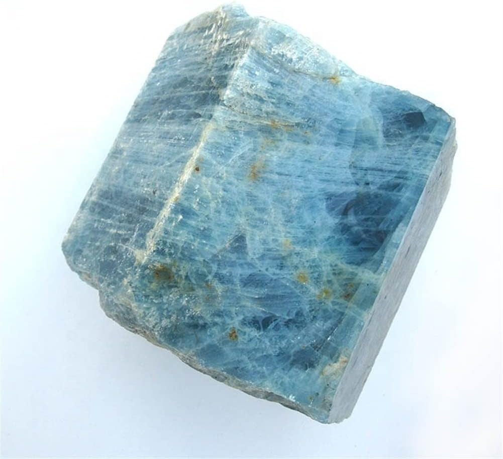 Meditation Home Natural Crystal Aquamarine Crystal Quartz Home Decor Rough Stone (Size : 400-450g)