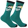 Funny Golf Socks Crazy Socks Golf Dress Socks Casual Cotton Crew Socks, Novelty Gifts For Men, Women and Teens