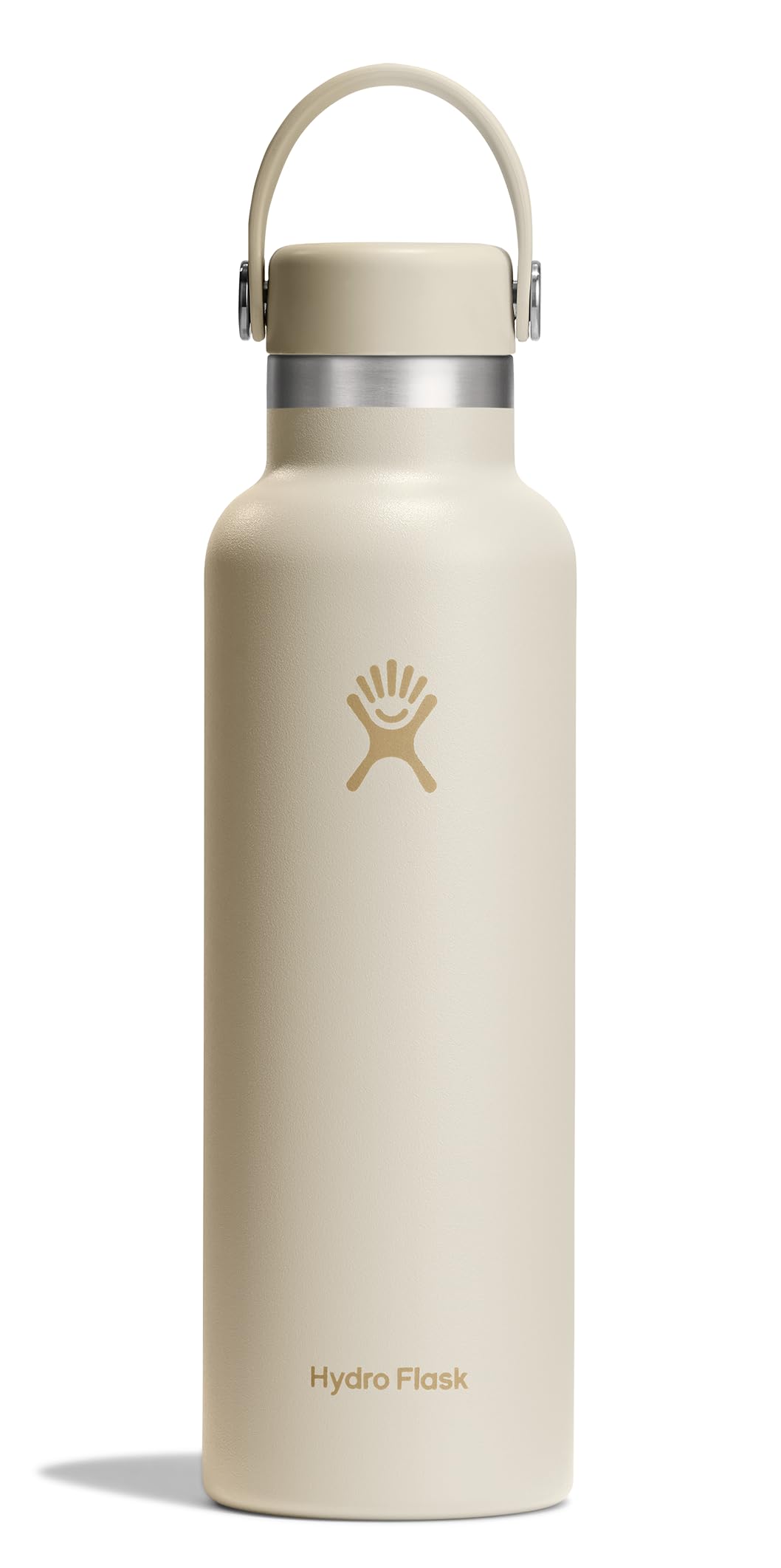 Hydro Flask Water Bottle - Insulated Stainless Steel - Non Spill, Leakproof in 21 Oz Coconut Cream