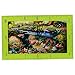 Mark Feldstein & Associates Alice in Wonderland Disney Kinkade Floral Green 16 x 10 Glass Rectangular Wall Clock