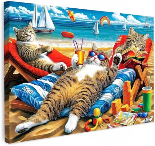 Kit diamond painting chat 5D cadre adulte broderie diamant strass