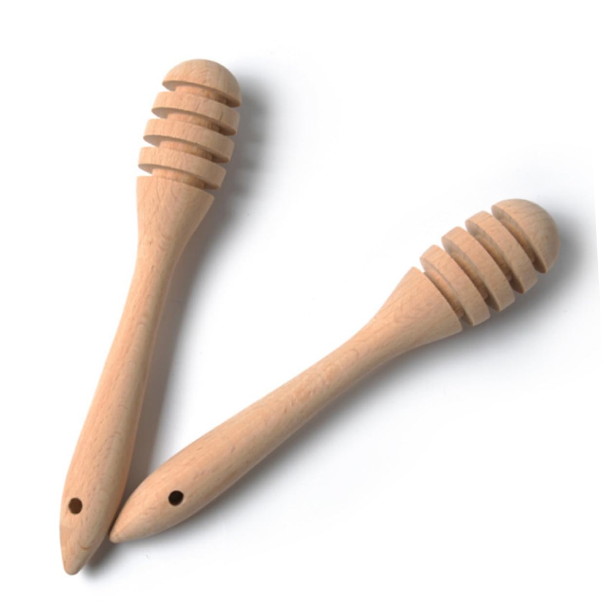 Unomor Wooden Honey Stirring Rod Honey Dipper Sticks Wooden Honey Dippers Honey Jar Sticks Honey Muddler re-usable