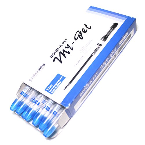Bolígrafo Roller Dong-A My Gel 0.5mm Azul 12 Pzs miniatura 5