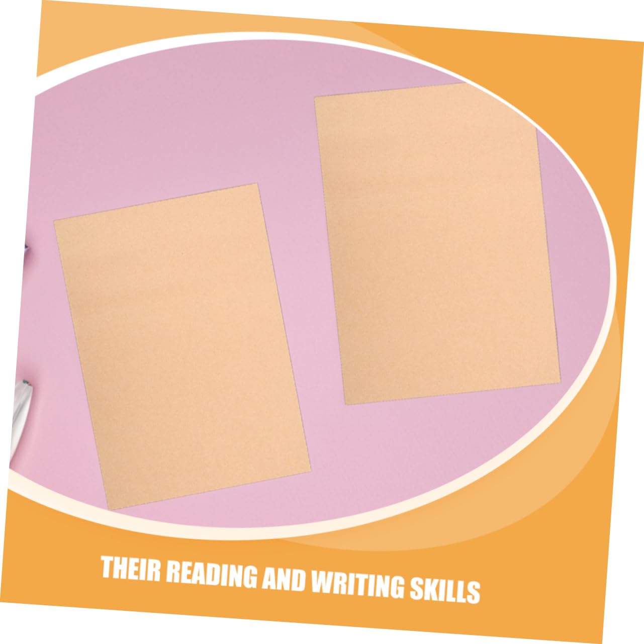 Homoyoyo 20piezas Cartón Braille Papel Táctil Para Escribir Braille Cartulina Gruesa Material De Aprendizaje Para Ciegos Practicar Escritura De Papel Para Color