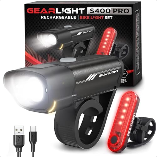 Bike Lights for Night Riding, USB Rechargeable...