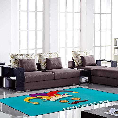 Tapis en polaire corail CHENHONG grand format pour salon