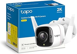 🎁 FREEBIE: Tapo Camara Vigilancia WiFi Exterior,Cámara 2K 3MP sin batería,IP66 a Prueba de Agua y Polvo, hasta 30m Visión Nocturna, D…