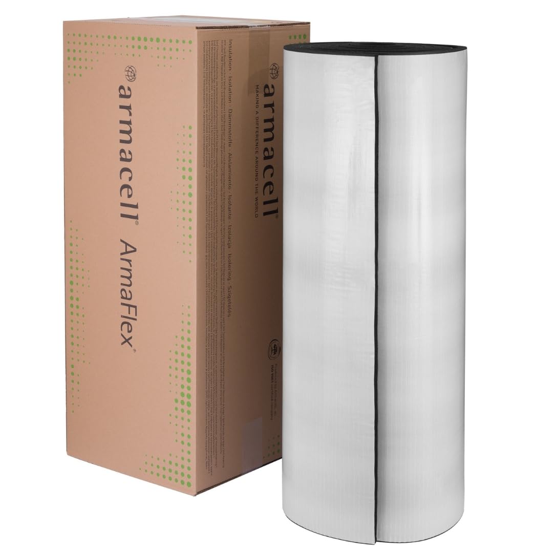 Armacell Armaflex 6mm-32mm Dämmmatten Dämmung Isolierung Kautschuk (Selbstklebend, 19mm - 50cm x 1m)