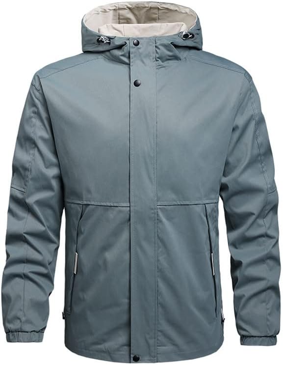 Mens Windbreaker Jacket Lightweight Hooded Wind Breakers Cycling Running Hiking Outdoor Coats