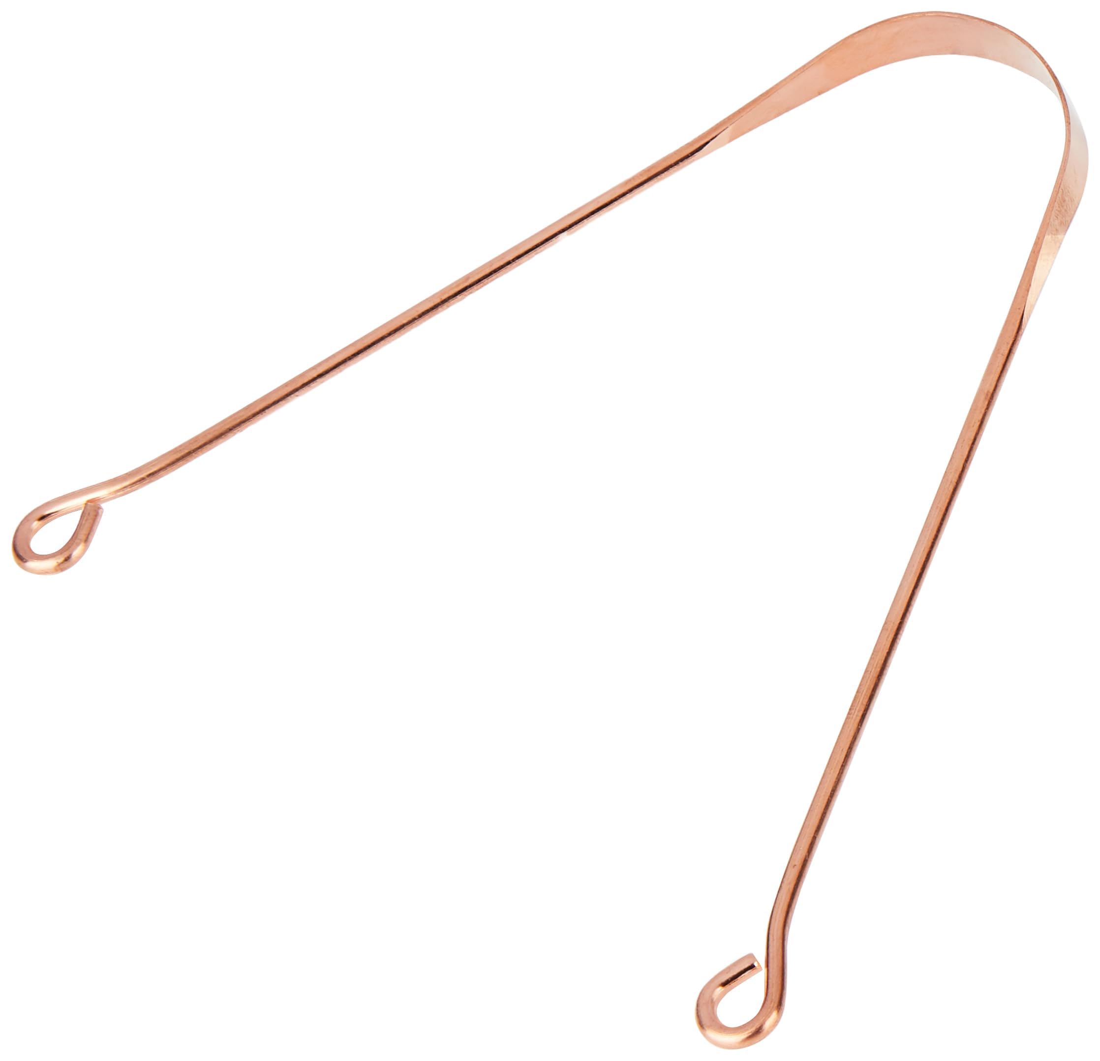 Amazon Brand - Solimo Copper Tongue Cleaner, Set of 2, Plain Finish-image-27
