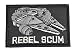 Jadedragon Star War Embroidered Morale Hook Fastener Tactical Patch (Black R)