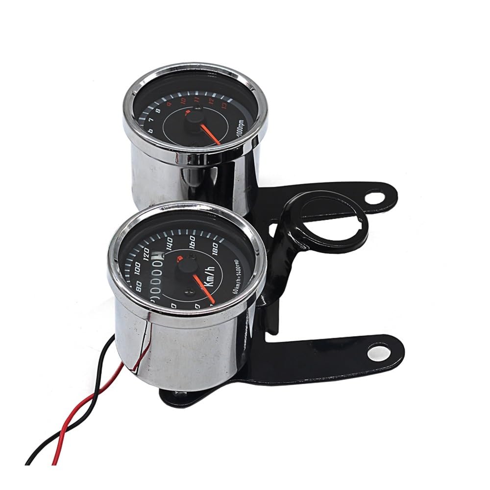 Contagiri contachilometri Contachilometri Per Motocicletta Contagiri Contachilometri Retroilluminato A LED Contagiri E Contagiri Tachimetro Indicatore Universale