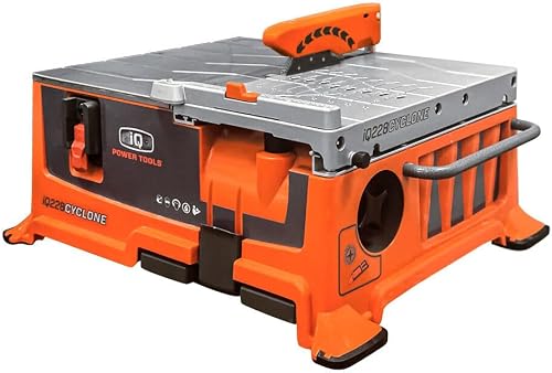 Iq Power Tools 7 Inch Dry Cut Bench/tabletop Tile Saw With Integrated Dust Control And New Tru-Cut System