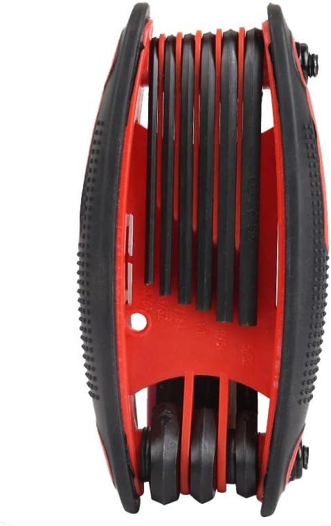 PUJIANA アジャスタブルレンチ - 9 in 1 折りたたみ六角棒レンチセット 六角キー ドライバー 車 自転車 デバイス 修