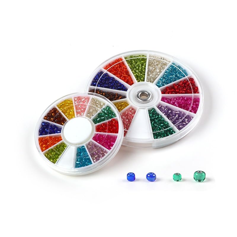 300 piezas cuentas para atar moscas 3mm 12 colores