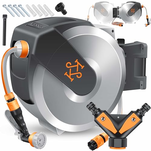 KESSER tuinslanghaspel 15 m automatisch oprollen