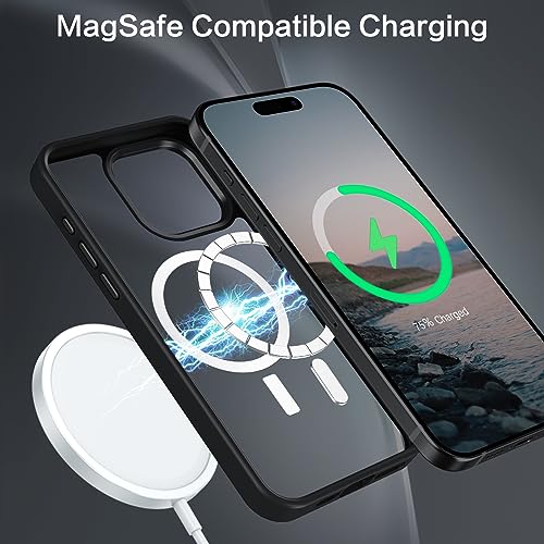 Coque iPhone 15 Pro Max fine antichoc translucide et compatible MagSafe - 2