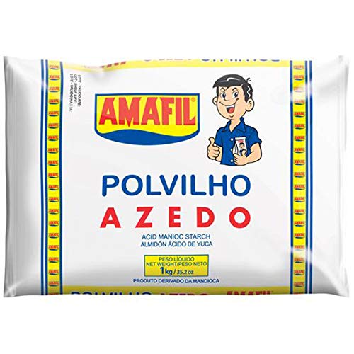 Sour Manioc Starch Amafil- 35.2 oz | Polvilho Azedo Amafil - 1 kg