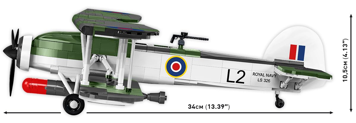 FAIREY Swordfish Scale 1:32 809 pcs/2 fig Box: 45,0 x 6,0 x 30,5 cm