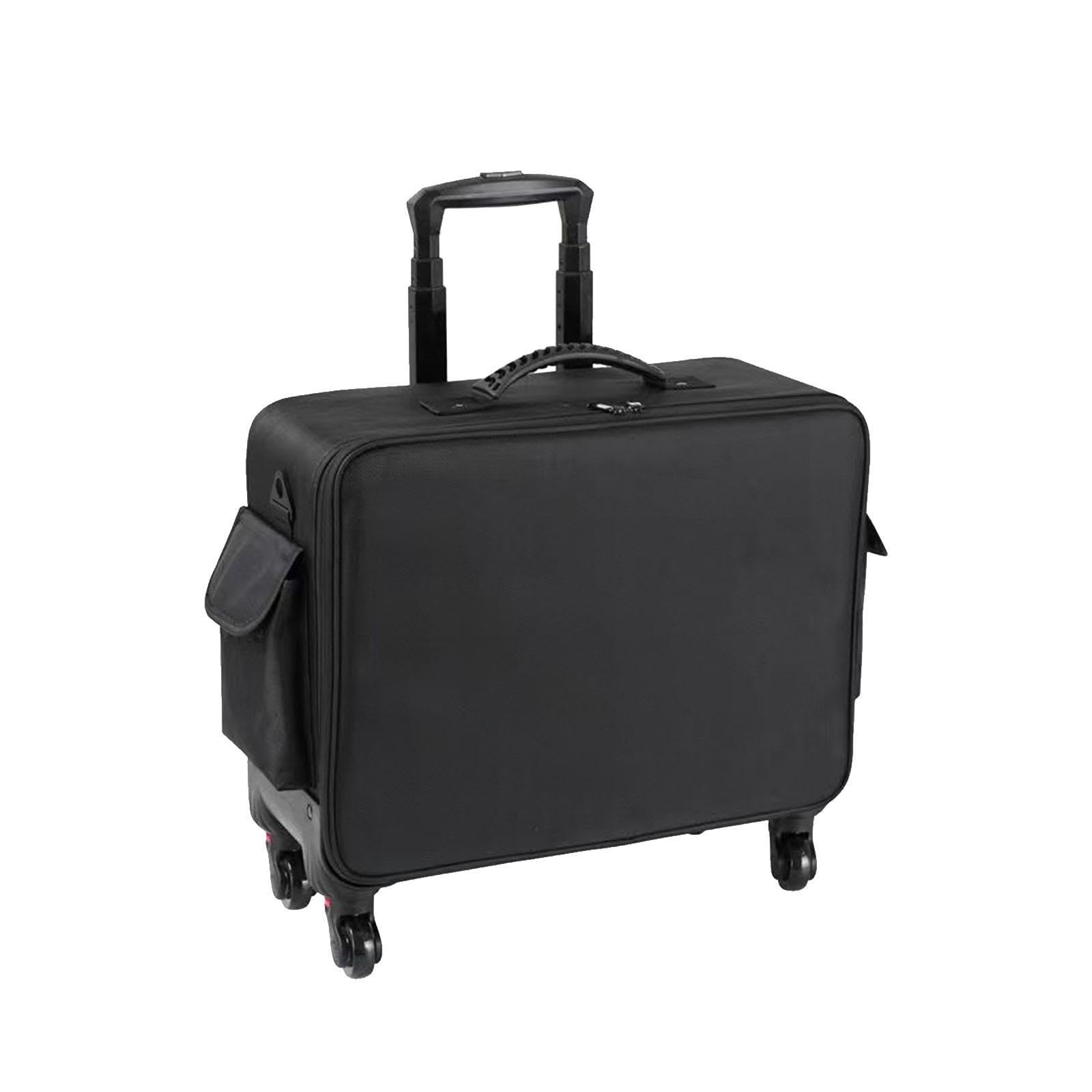 harayaa Bolsa de Maquillaje con Ruedas, Bolsa de Peluquería de Viaje, Bolsa de Viaje de Maquillaje Grande para Viajar