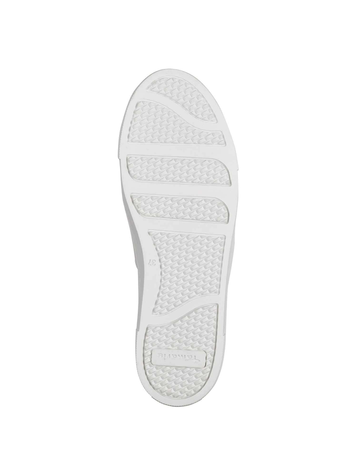 Tamaris 1-1-23724-42-418 Damen Sneaker Low Leder/Synthetik Ivory Beige Ivory Beige