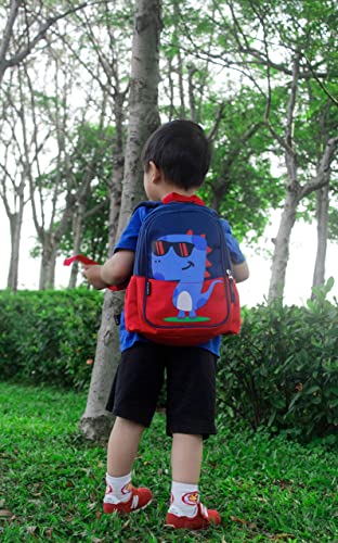 POWOFUN Dinosaur Red Toddler Backpack