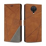 SONWO Etui Coque pour Nokia G10 / Nokia G20 / Nokia G30, Protection Housse en Cuir PU Portefeuille Livre pour Nokia G10 / Nokia G20 / Nokia G30, Emplacements Cartes, Marron