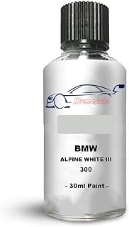 Xtremeauto Touch Up Paint For Bmw 2 Series Alpine White III 300 30Ml Direct Appliance Chip Scuff Mark Brush In Lid
