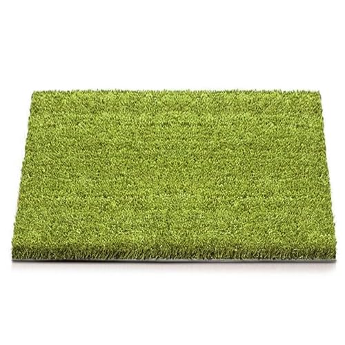 KARAT Coconut Doormat, Dirt Trapper Mat, Coconut Mat with Non-Slip Backing (Green, 85 x 110 cm, 1.7 cm)