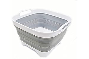 SAMMART 10L (2.64 Gallon) Collapsible Dishpan for Baby Bottles
