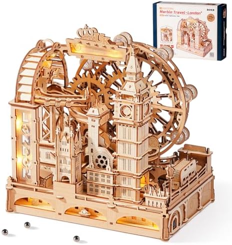 ROKR Marble Travel London EGB01 3D Wooden Puzzle for Adults Marbl...